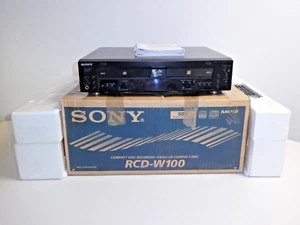 Sony RCD-W100 Audio CD-Recorder / Doppellaufwerk in OVP, FB&BDA, 2J. Garantie - Bild 1 von 7