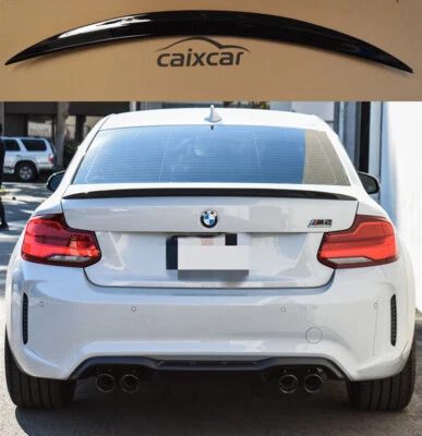 Aileron BMW Série 2 F22 F23 F87 Coupé Performance Aileron Noir Brillant Spoiler