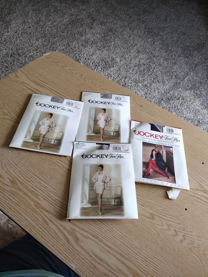 Pantimedias Jockey Control Top Sandalia Estilo Spandex Medianas 4 Pares Nos Foto 1 de 4