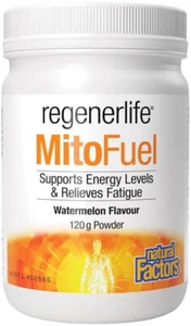 Regenerlife MitoFuel Watermelon 120g Natural Factors - Picture 1 of 1