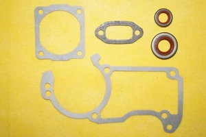 Stihl 024 026 MS 240 260 Auspuff Zylinder Dichtung Dichtsatz Gehäuse Dichtringe - Bild 1 von 1