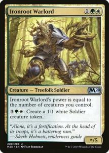 4 Ironroot Warlord 4x x4 - NM - Core Set 2020 SPARROW MAGIC - Bild 1 von 1