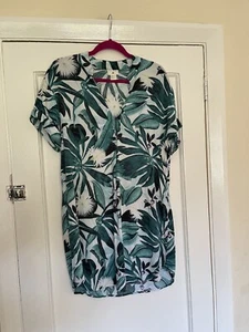 Anna Glover at H&M floral tunic blouse Oversized size uk 8 eur 36 - Picture 1 of 11