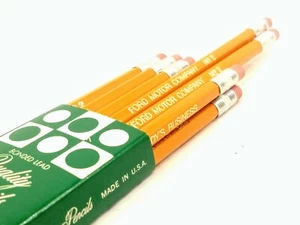 Vintage FORD MOTOR COMPANY Employee Promo Giveaway Lead Pencils MINT - 1 docena - Imagen 1 de 6