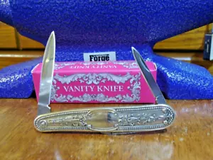 Vanity Ladies Pocket Knife with Custom Engravable Handle Vintage design NV313 - Picture 1 of 6