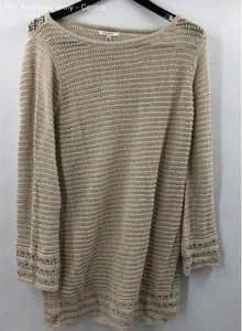 Z Supply Damen Pullover Pulli beige Langarm U-Boot-Ausschnitt Größe Medium - Bild 1 von 7
