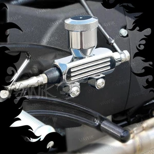 Cilindro Maestro Trasero VAWiK 9/16" Diámetro Cromo Billet Aluminio Personalizado Estilo Retro ε - Imagen 1 de 8