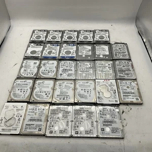 Lot of 28 500GB 2.5" SATA HDD Laptop Hard Drives Mixed Brands Tested Data Wiped - Picture 1 of 12