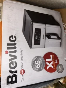Breville Halo 9L Digital Air Fryer Oven 1700W VDF131 Black/Silver - Picture 1 of 4
