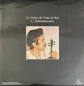 L. Subramaniam Le Violon De L'Inde Du Sud - LP 33T x 2 - Picture 1 of 3