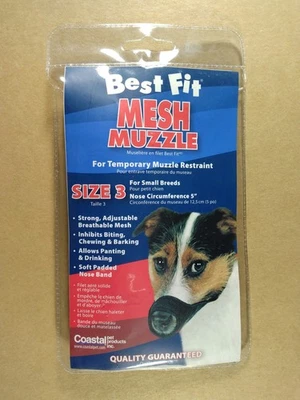 Hocico de malla Coastal Pet Best Fit para perros talla 3 para razas pequeñas Foto 1 de 2