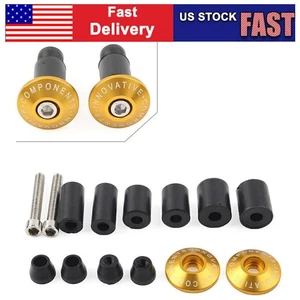 Motorcycle CNC 7/8'' Handle Bar End Weights Handlebar Cap Plugs Dirt bike Gold - Bild 1 von 8