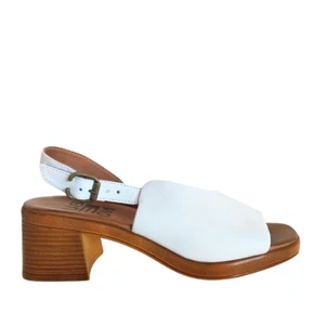 Scarpa BUENO DONNA SANDALI DONNA BIANCA PELLE NATURALE - Imagen 1 de 4