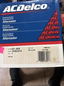 ACDelco Reman Alternator For Silhouette LeSabre Bonneville Lumina APV 3.8L - Picture 1 of 3