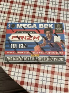 2021-22 Prizm NBA Mega Box Factory Sealed Cade Scottie Mobley 14 Red Ice Prizms - Picture 1 of 5