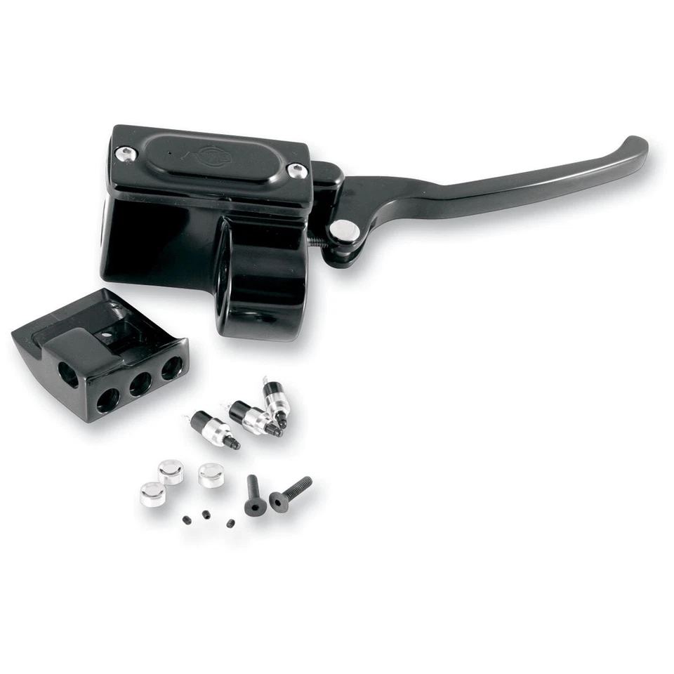 Conjunto de cilindro maestro de freno negro GMA para manillar de 1" - diámetro de 5/8" - GMA-HB-5-B Foto 1 de 1