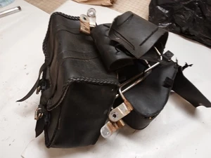 Yamaha Virago XV1100 Willie Max saddlebags Fits 1986-1999 - Foto 1 di 7