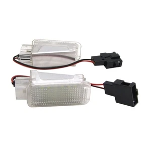 2 PCS 3W 12V 6500K New Car LED Courtesy Door White Light For Audi A3/A4/A6/A7/A8 - Picture 1 of 8