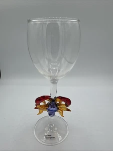 Yurana Design Weinglas Hummer lila orange rot ca. 9 Zoll - Bild 1 von 24