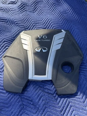 2016-2024 Infiniti Q50 Q60 3.0L Twin Turbo Engine Cover 14041-5CA0A A1 (Used) - Image 1 of 2