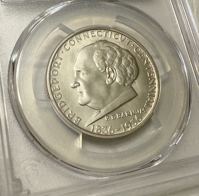 1936 Bridgeport Commemorative - PCGS MS-65   -  GEM Mint State PCGS ! - Image 1 of 4