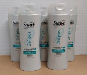 Lot of 5 Suave Professionals Daily 2 in 1 Plus Shampoo & Conditioner 12.6 fl oz - Picture 1 of 5