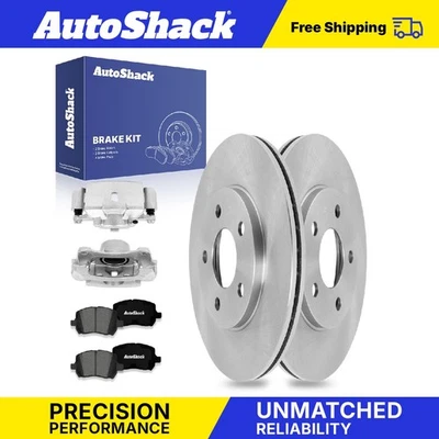 Front Brake Rotors Premium Ceramic Pads Calipers for 2006-2007 Pontiac G6 Foto 1 de 4