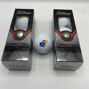 Titleist ProV1X NCAA Kansas Jayhawks Golfbälle 6er Pack - Bild 1 von 4