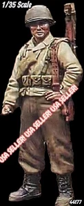 1/35 Resin Figur US WWII Infantryman Standing w Clinched Fists Modellbausatz 44177 - Bild 1 von 3