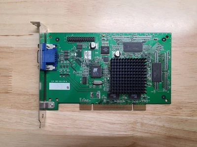 PCI Nvidia Riva TNT2 M64 16MB SDRAM VGA Video Card Working 3D Retro Gaming DOS 3 - Image 1 of 4