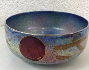 Vintage Crown Ducal Bretby Bowl Lustre Ware Made in England 7" x 3" Multicolour - Picture 1 of 9