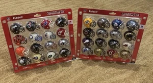 Riddell NFL NFC AFC Pocket Size Conference Set 32 Helmets Total, 2 Packs of 16 - Picture 1 of 13