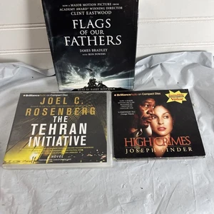 Lot of 3 CD audio Books hours of thrilling military And Suspense stories - Picture 1 of 5