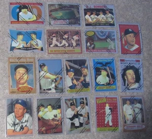 1997 TOPPS FINEST MICKEY MANTLE COMMEMORATIVE 16 CARD SET WITH PEEL PLUS # 20 - Picture 1 of 2