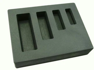 1-2-5-10 oz KitKat Goldbarren hochdichte Graphitform - Silber Kupfer - 4 Hohlräume - Bild 1 von 4