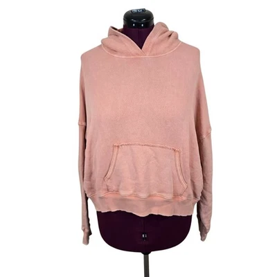 Sudadera con capucha corta para mujer American Eagle naranja vintage de gran tamaño | talla XL Foto 1 de 4