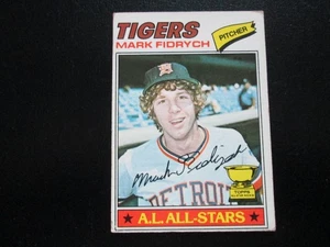 Tarjeta de béisbol de novato Mark Fidrych 1977 Topps # 265 en muy buena condición - Imagen 1 de 4