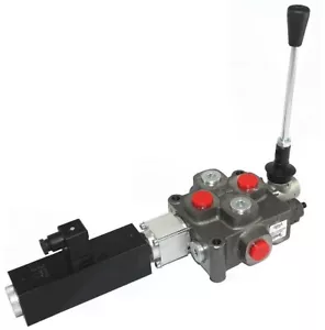 Valvola Monoblocco, 1 Banco, 3/8 BSP, 40 l/min Bobina Cilindro Doppio Azione, 24V DC - Foto 1 di 1