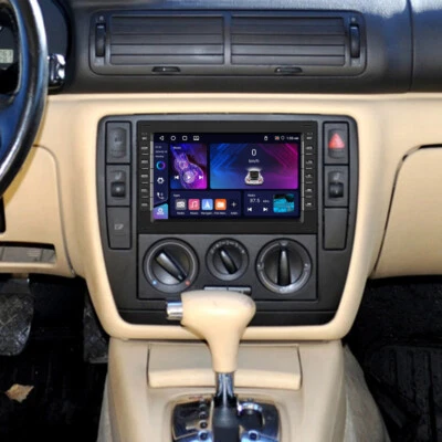 CAMECHO 4+64GB CarPlay Android 15 Autoradio Für VW Polo 9N Golf 4 Passat B5 T5 Navi RDS