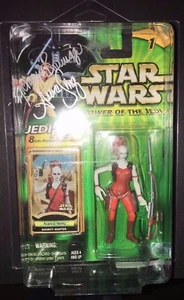Estatuilla STAR WARS Aurra Sing Michonne Bourriague FIRMADA POWER OF THE JEDI - Imagen 1 de 5