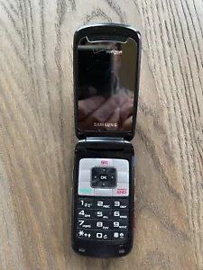 Samsung Metallic grau Verizon Flip-Handy. Schön aussehend! - Bild 1 von 6