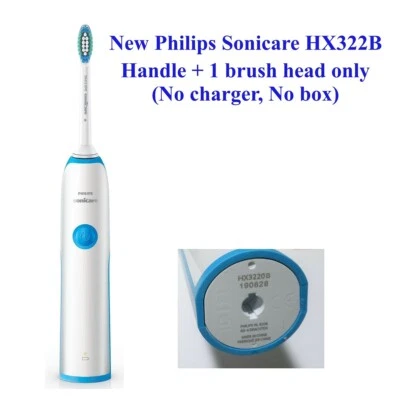 Nuevo mango de cepillo de dientes Philips Sonicare HX3220B + 1 cabezal de cepillo solamente (sin cargador) Foto 1 de 3