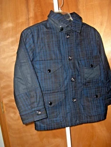 B0Y SIZE ( 8 ) *GAP KIDS* BLUE-BLACK JACKET WOOL AND POLYESTER NWT - Picture 1 of 3