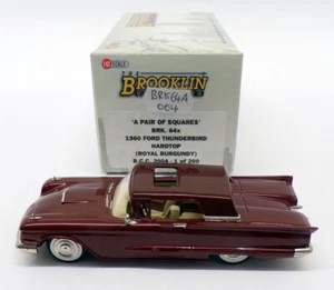 Brooklin Models 1/43 Scale BRK64A 004 - 1960 Ford Thunderbird Hardtop - Picture 1 of 5