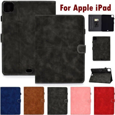 For iPad 7/8/9/10th Gen 10.9" Air Pro 11" 10.5"  Smart Case Stand Leather Cover - Image 1 of 4