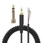 Headphone Adapter Replacement Spring Coil Cable ATH-M50 ATH-M50s V600 V700