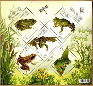 Ukraine 2011 Souvenir Sheet MNH Scott nº 843 Amphibians of Ukraine
