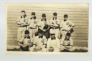Crystal Springs MISSOURI RP 1914 SQUADRA DI BASEBALL Kilgore foto nr Eldon? Sedalia? - Foto 1 di 3