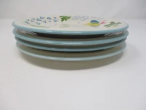 Set of 4 Studio Nova Barrier Reef 7 3/4" Salad Plates Y2310 Beach Fish Theme - Picture 1 of 15
