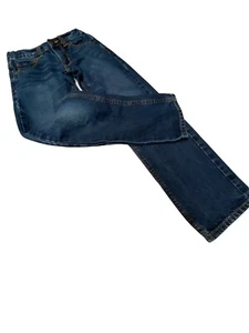 Place Girl’s Blue Jeans Size 8 Slim , Adjustable Waist, Zip, Button, Pockets - Picture 1 of 12
